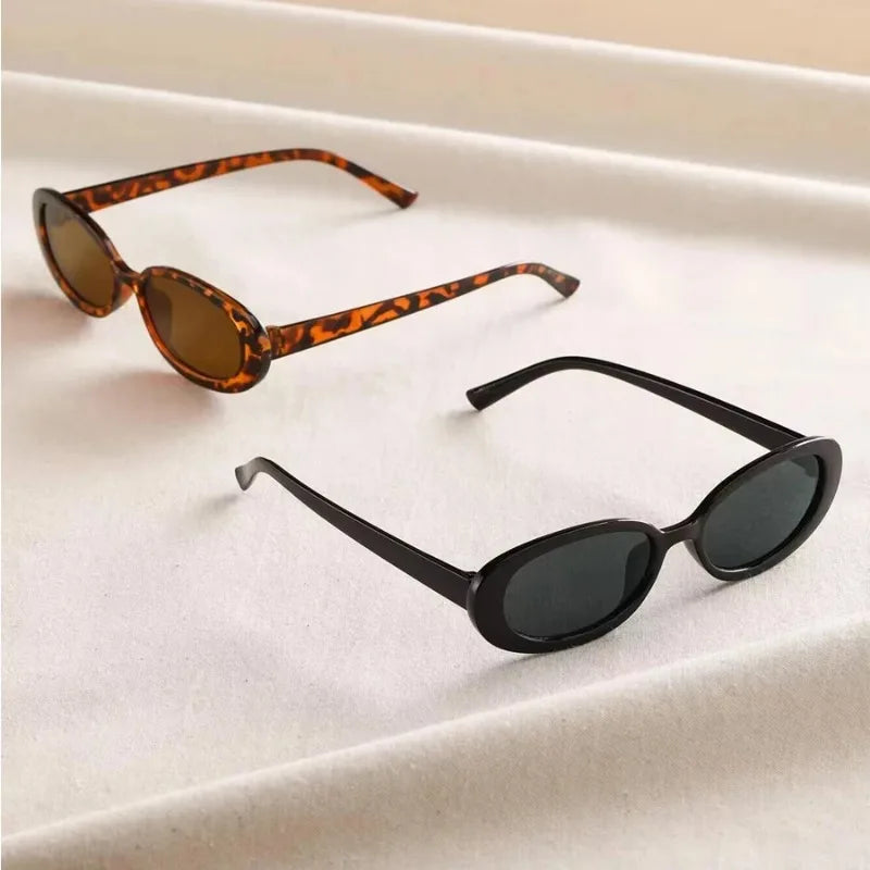 Lunettes de soleil à verres clairs rétro style vintage inspiré