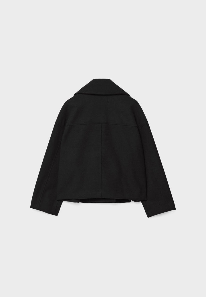 Manteau court classique intemporel pour femmes