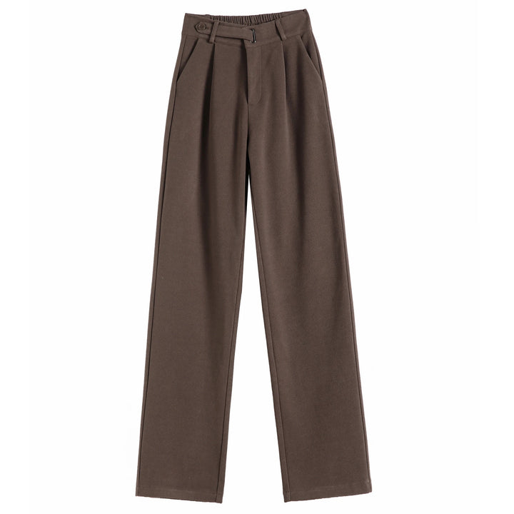 Léa Blanchet® | Pantalon tailleur à pinces taille haute