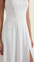 Robe corset midi femme tenue invité mariage