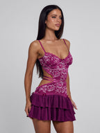 Robe Mini Luna Sans Manches robe de soirée pour soirée