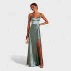 Robe nuisette en satin Lúcia
