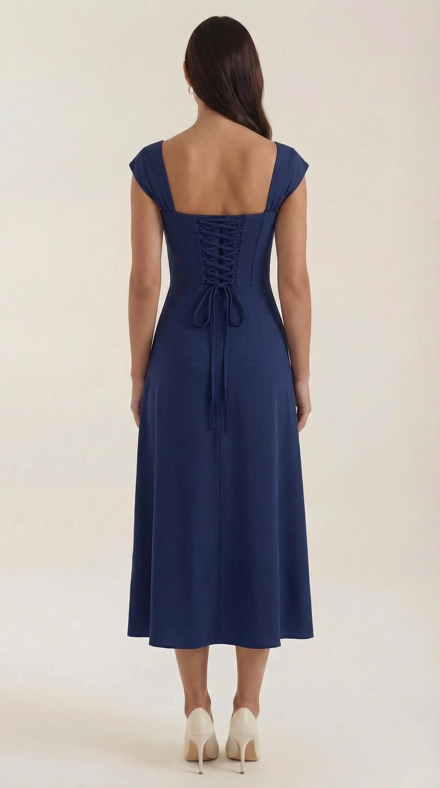 Robe corset midi femme tenue invité mariage