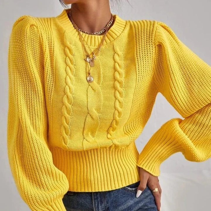 Pull en tricot doux et confortable avec détail élégant en chaîne