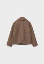 Veste courte chic à double boutonnage