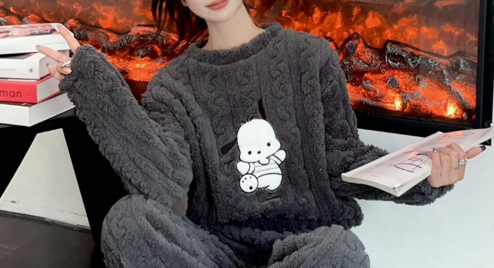 Pyjama en polaire confortable pour femme