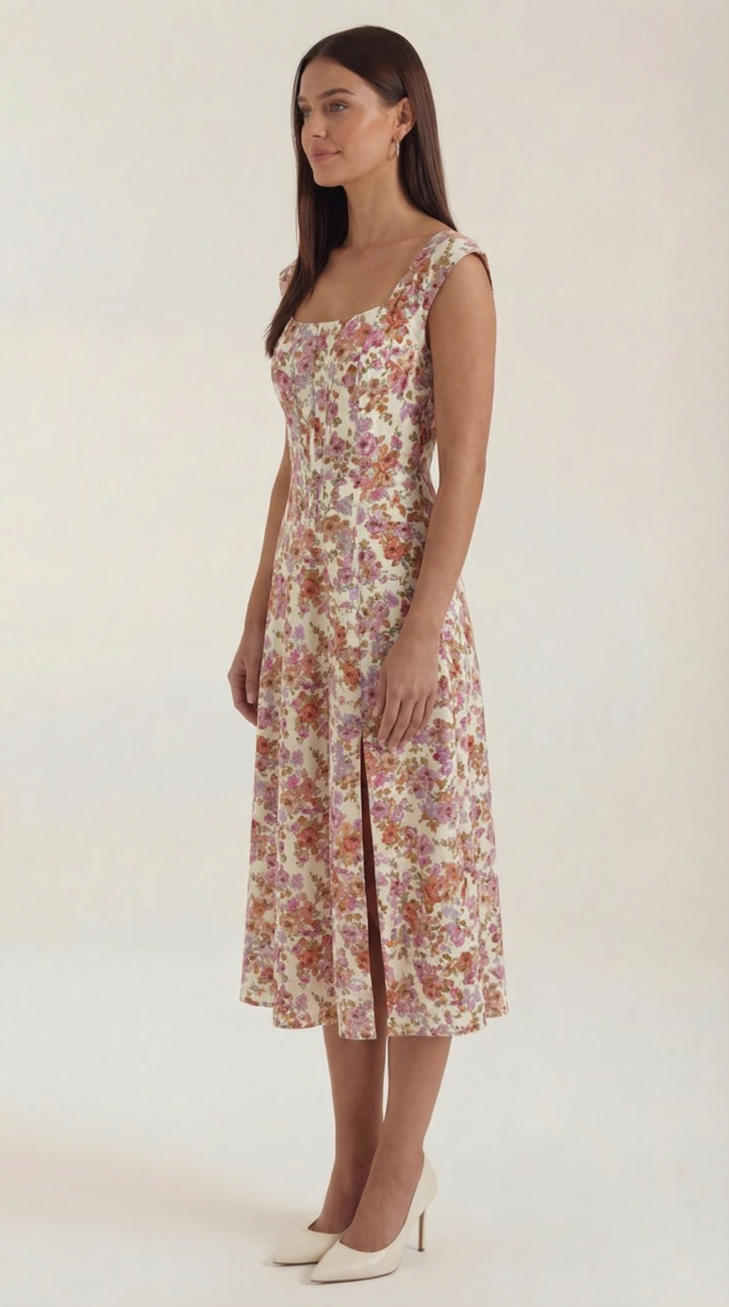 Robe corset midi femme tenue invité mariage