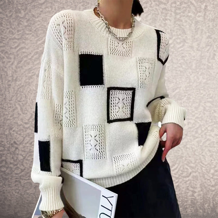 Pull en maille d'hiver cosy chic