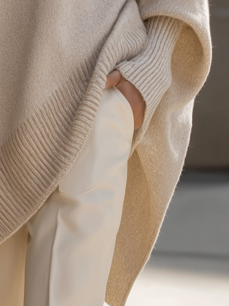 Pull en maille oversize confortable