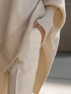 Pull en maille oversize confortable