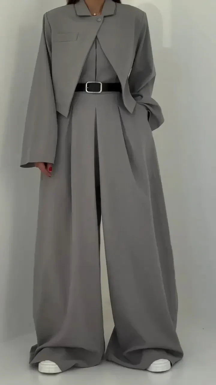 Ensemble de veste légère chic pour femmes
