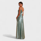 Robe nuisette en satin Lúcia