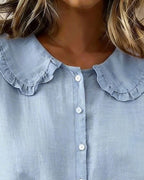 Chemise légère en lin pour femmes