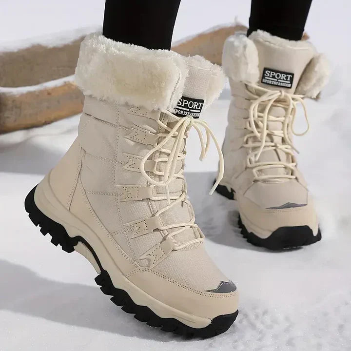 Bottes d'hiver confortables, élégantes et antidérapantes pour temps froid