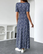 Robe moulante imprimée élégante