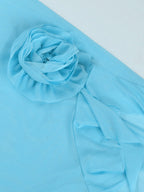 Sophie Paris | Robe tube fleurie sexy en maille avec design transparent