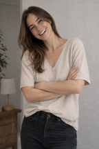 Chemise à manches longues Amélie pour femmes