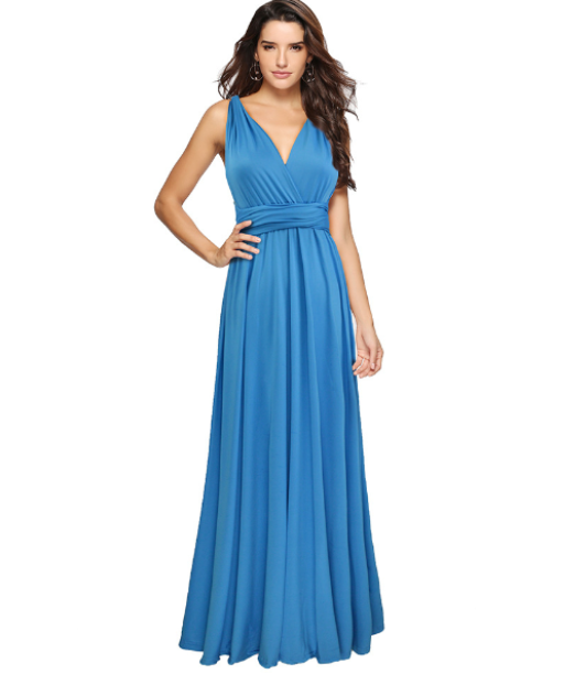 Robe extensible multifonctionnelle enveloppante