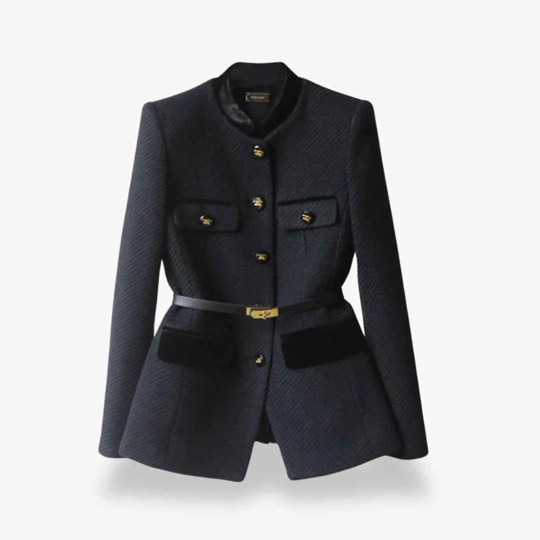 Veste en tweed sur mesure pour un style de bureau chic
