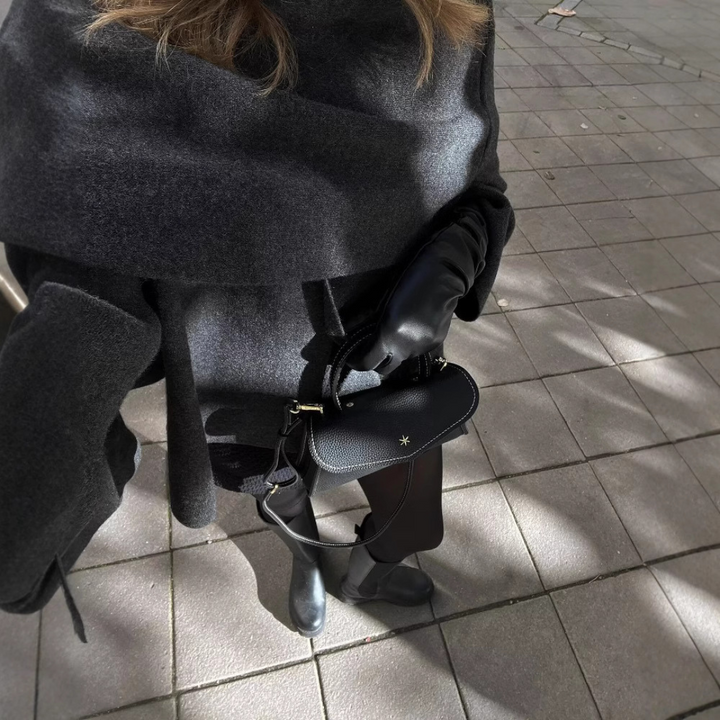 Manteau d'hiver superposé et confortable pour femmes
