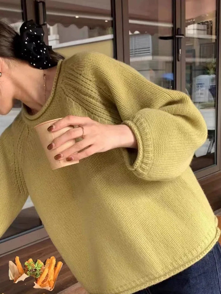Pull en maille oversized confortable pour un style décontracté