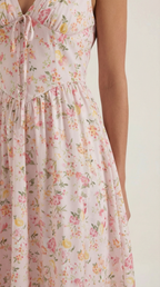 Robe mi-longue d'été corset pour femme