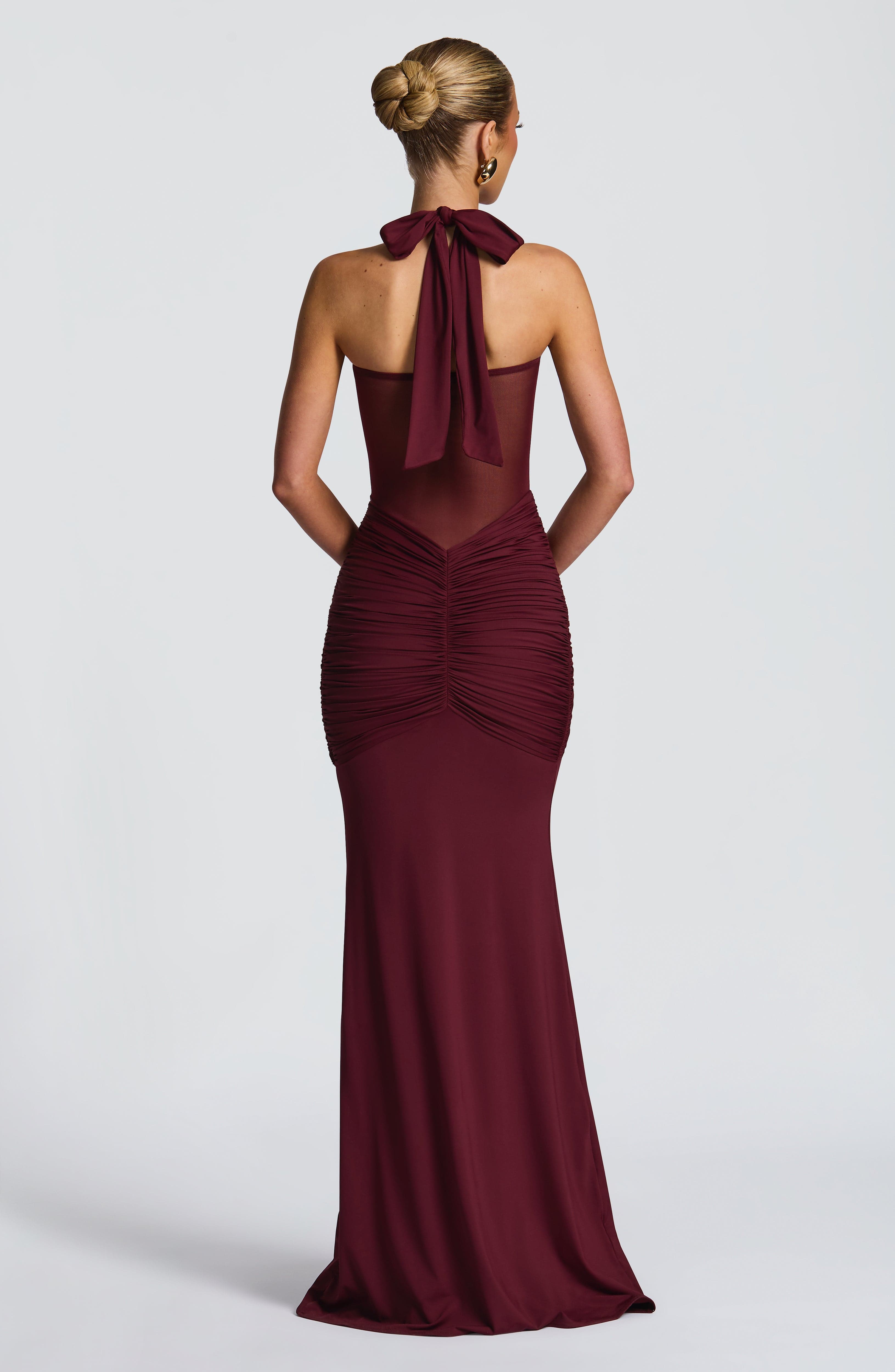 Robe Maxi Vixen sans Manches à Col V