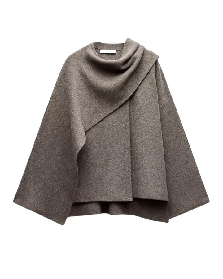 Manteau d'hiver superposé et confortable pour femmes