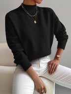 Pull col roulé élégant et confortable