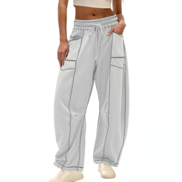 Pantalon de détente ample et confortable avec poches