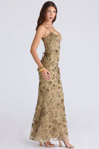 Robe longue élégante sans manches pour femmes