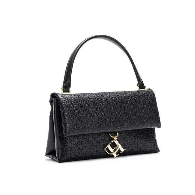 Fleur Rousse® | Sac Épaule à Motif Embossé et Fermoir Doré