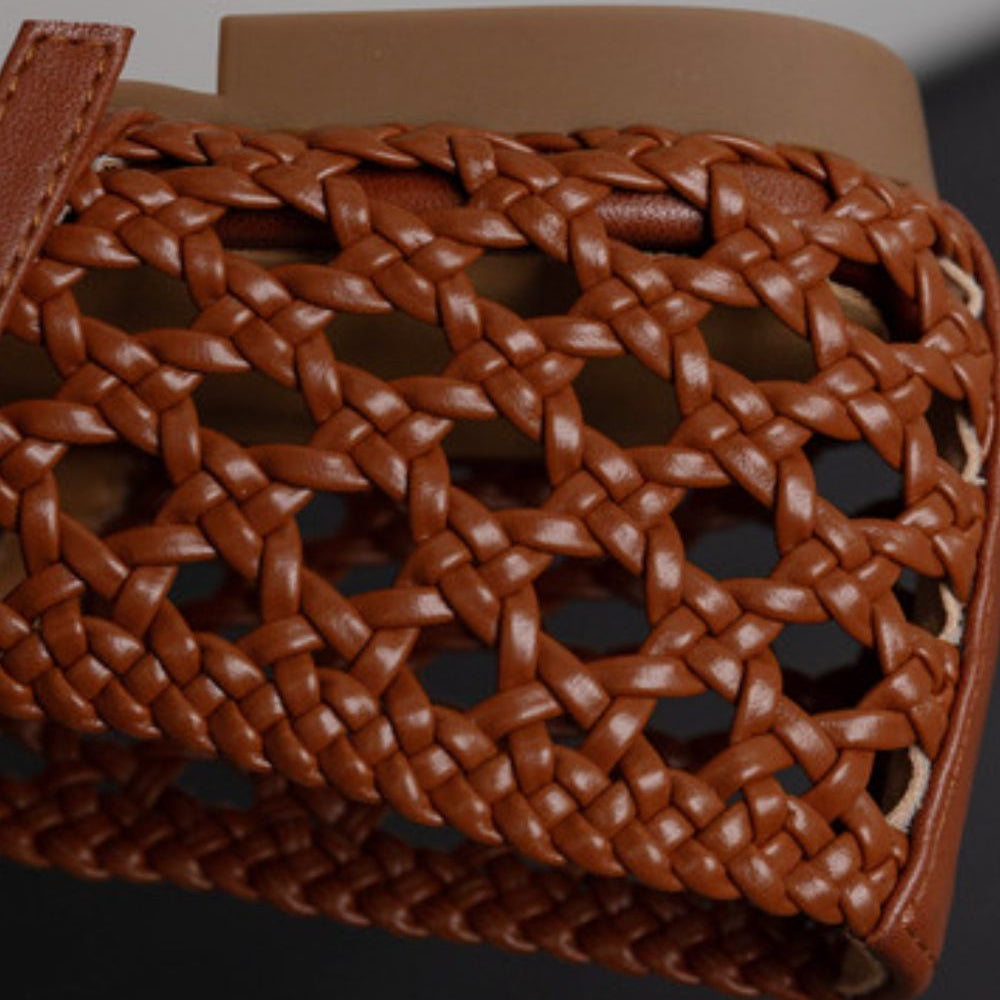 Ballerines en maille tissée pour femmes