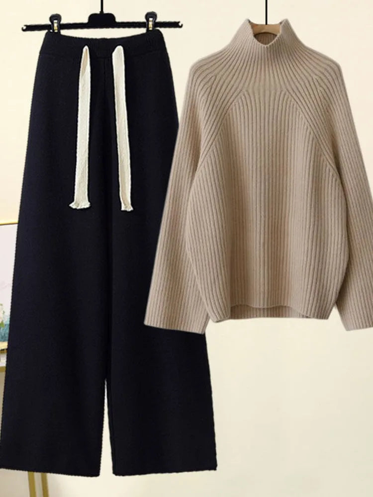 Ensemble de tricot douillet pour les loisirs d'automne et d'hiver