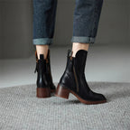 Bottines en cuir élégantes pour un style quotidien