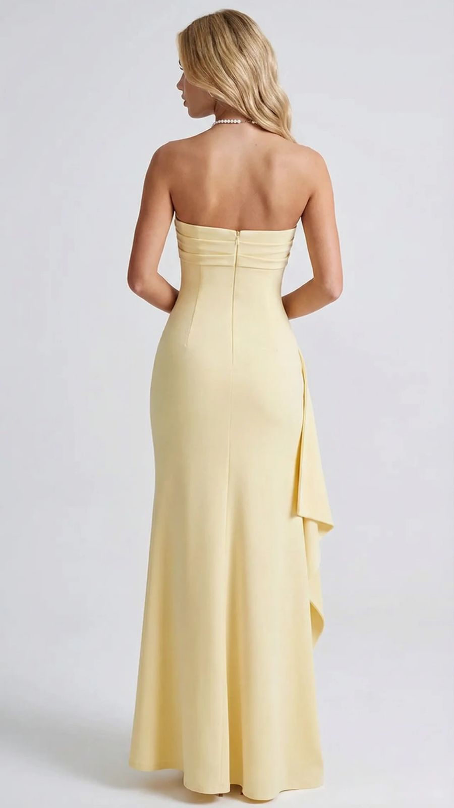 Robe longue élégante sans manches Cora pour femmes
