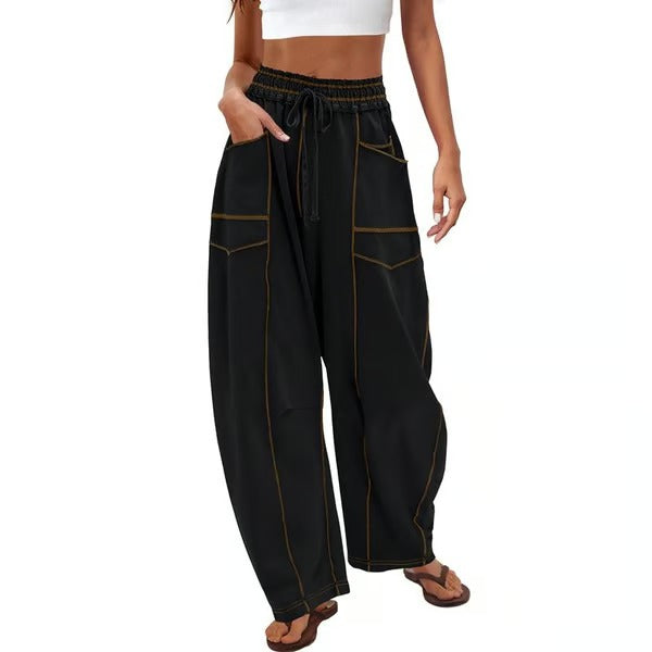 Pantalon de détente ample et confortable avec poches