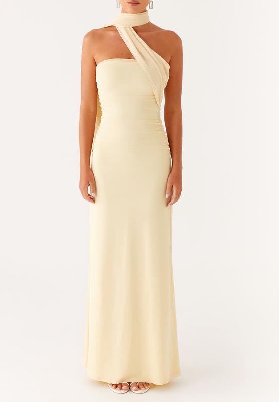 Robe longue fleurie d'été pour femme