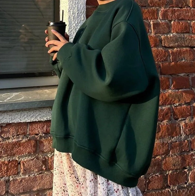Pull en maille surdimensionné confortable pour superposition décontractée