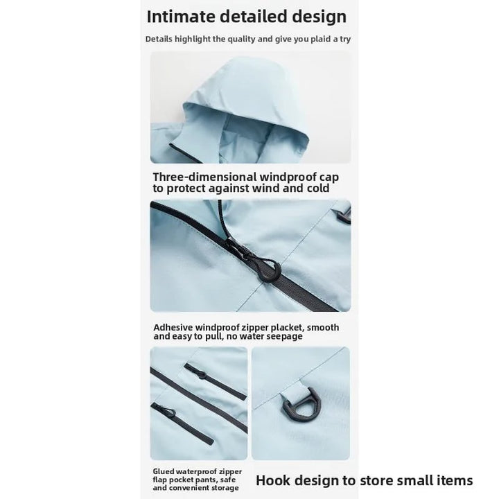 Veste Imperméable pour Aventures en Plein Air et Déplacements Urbains