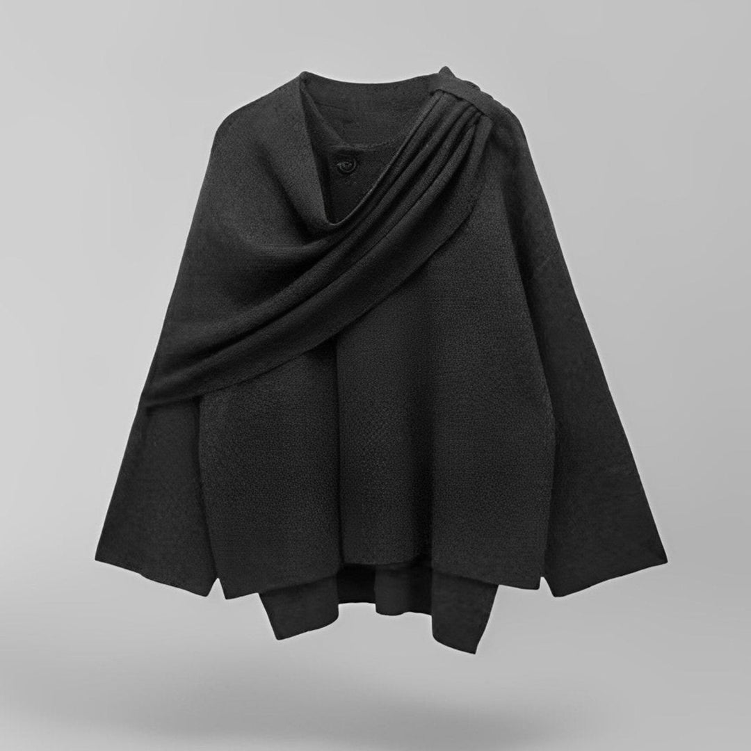 Manteau d'hiver superposé et confortable pour femmes