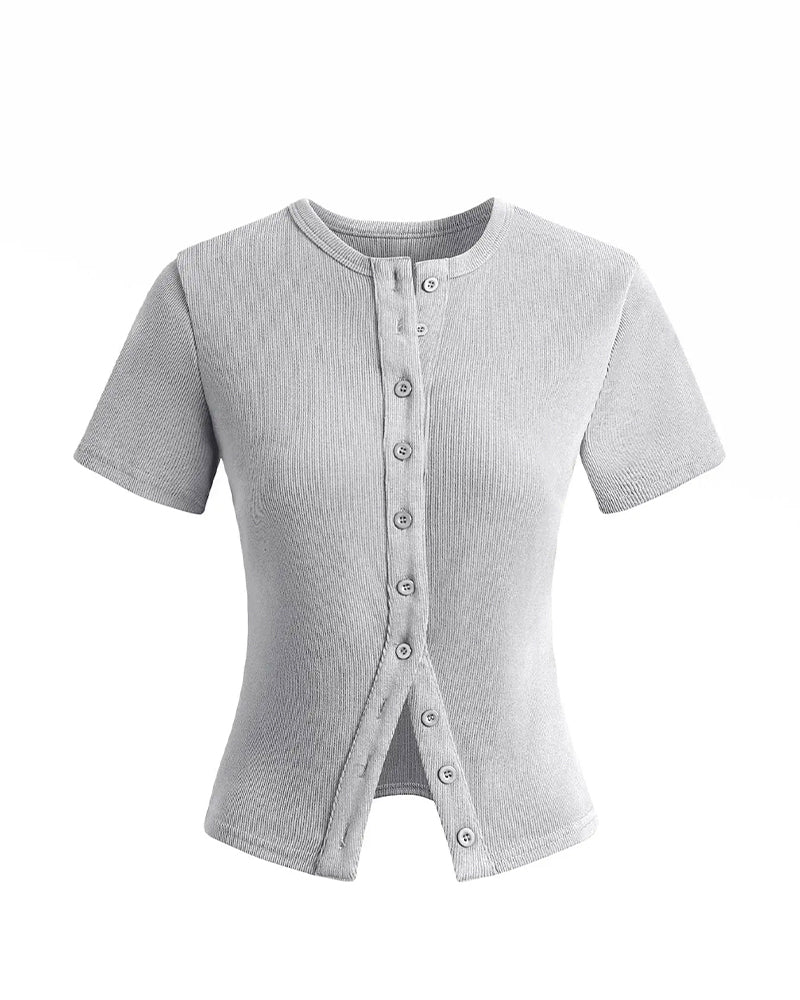Veste courte unie pour femme vue de dos
