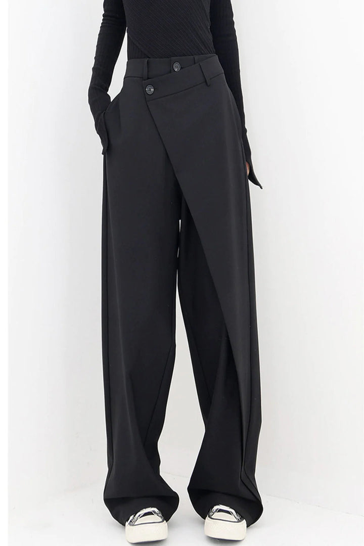 Pantalon à jambes larges fluide pour un style sans effort