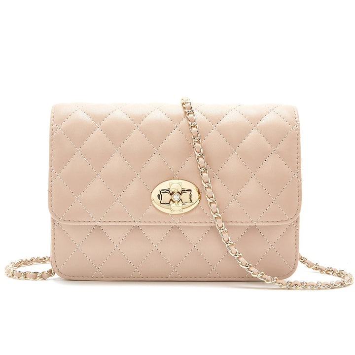 Fleur Rousse® | Sac Matelassé à Chaîne Dorée Élégante
