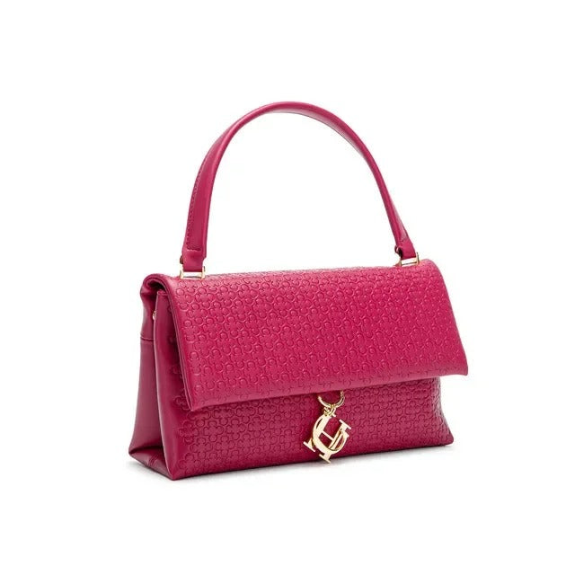 Fleur Rousse® | Sac Épaule à Motif Embossé et Fermoir Doré