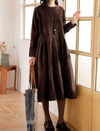 Robe en velours côtelé intemporelle