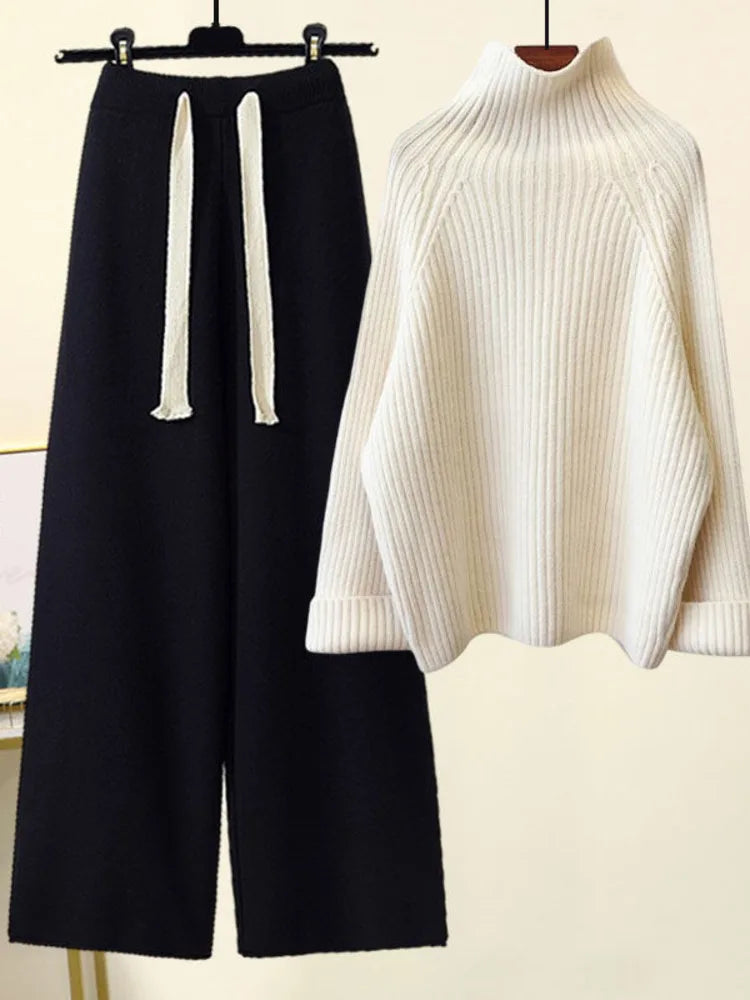 Ensemble de tricot douillet pour les loisirs d'automne et d'hiver