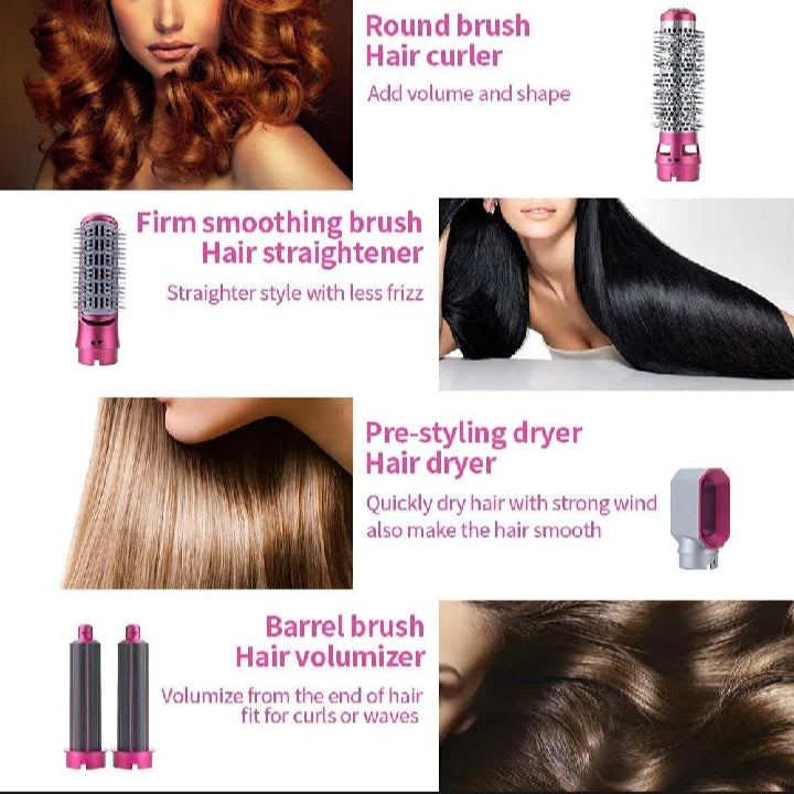 Outil de coiffure multifonction 5-en-1