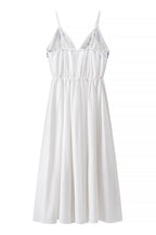 Robe midi estivale sans manches à fleurs pour femmes