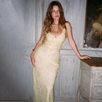 Robe Maxi Dos Nu Plongeant Fleurie Mode Été
